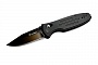 Нож Sanrenmu Ganzo серии Tactical, лезвие 83 мм чёрное, рукоять чёрная G10, крепление на ремень