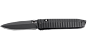 Нож LionSteel серии Daghetta лезвие 80 мм черное, рукоять - углеволокно и G10, чёрная