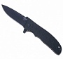 Нож Sanrenmu серии Athletic, лезвие 94 мм, рукоять черная, полимер G10, крепление на ремень
