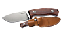 Нож LionSteel серии Hunting лезвие 90 мм фиксированное, рукоять - дерево кокоболо, кожаный чехол
